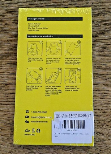 tech 21 iPhone 2019 5.8" and JETech tempered Glass Screen Protector - Picture 3 of 9