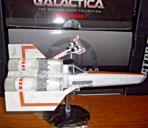 CLASSIC VIPER MARK I KAMPFSTERN GALACTICA NEU OVP Eaglemoss BATTLESTAR 1978 MK 1 - Afbeelding 3 van 4