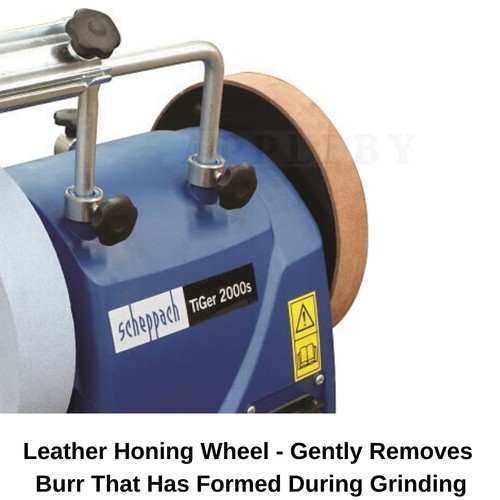 Scheppach Tiger 200mm Wet Sharpener Stone Grinder Chisel Knife Blade Sharp Tool - Picture 6 of 12