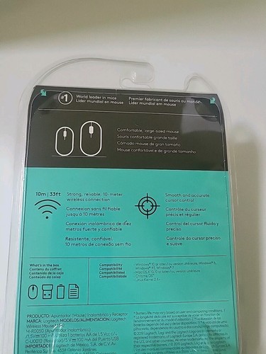 Logitech M310 mouse laser wireless blu - Nuovo di zecca - Foto 4 di 6