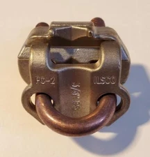 ILSCO GPL-6 U-BOLT GROUND CLAMP BRONZE New! Unused!