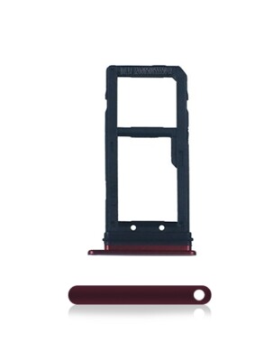 Replacement Sim Card Tray Compatible For HTC U12 Plus (Flame Red)