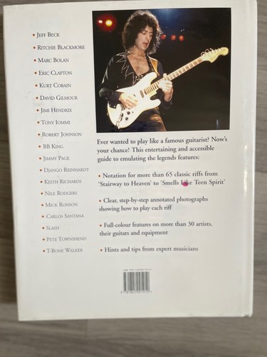 Learn to Play Like the Guitar Greats Book -Charlotte Greig Xmas Gift Guitarist - Picture 2 of 3