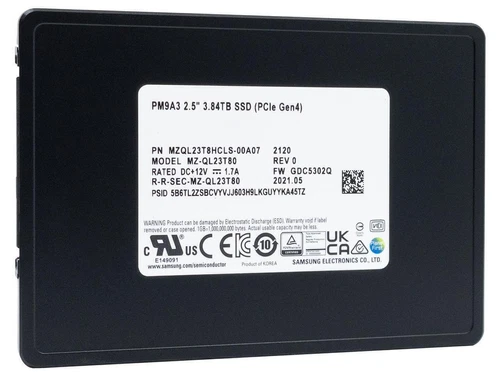Samsung PM9A3 1.92 TB / 3.84 TB / 7.68 TB / 15.36 TB 2.5" U.2 PCIe 4.0x4 SSD - Bild 4 von 10