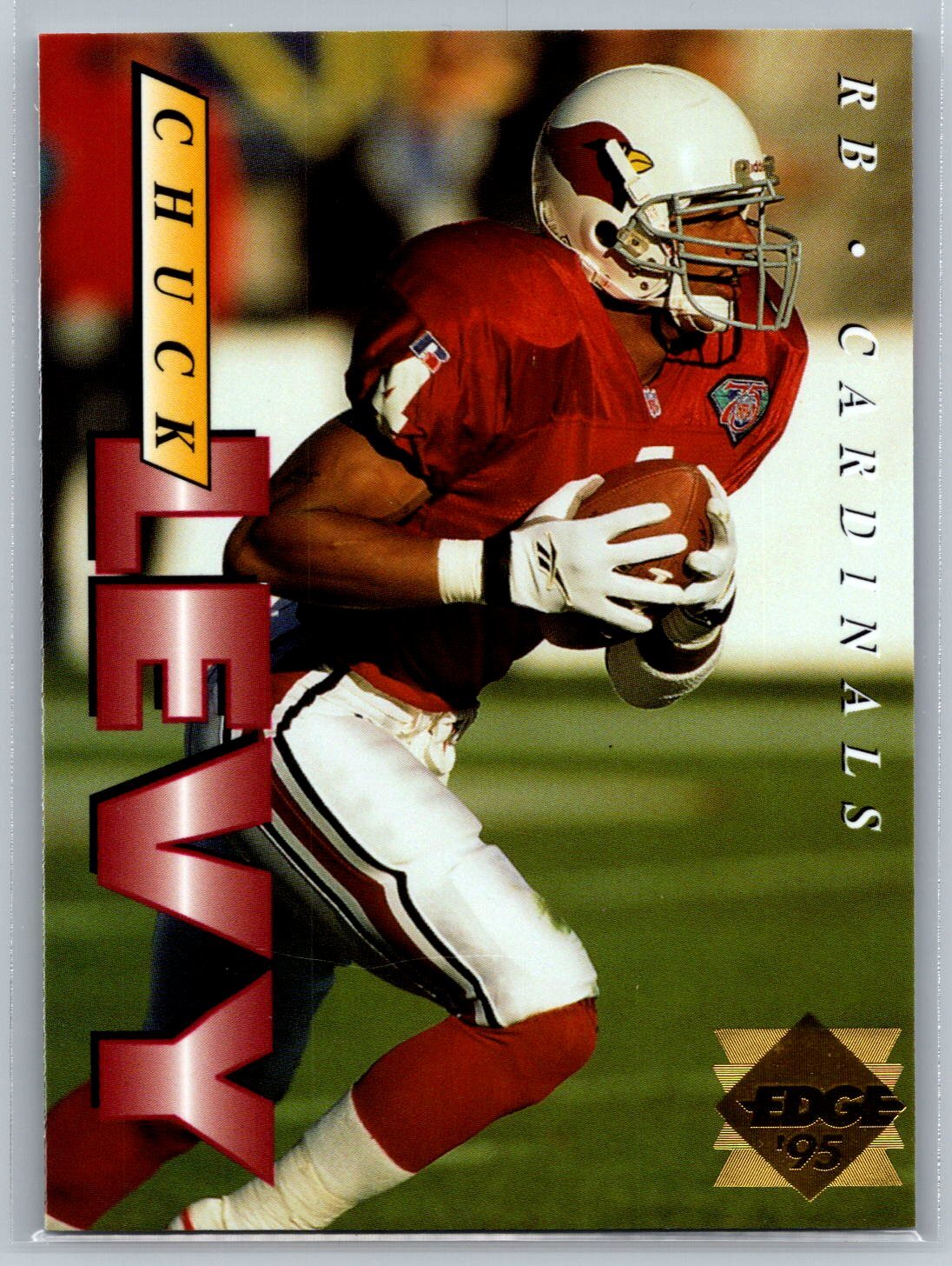 Chuck Levy 1995 Collector's Edge Gold Logo FOOTBALL #5 Arizona Cardinals