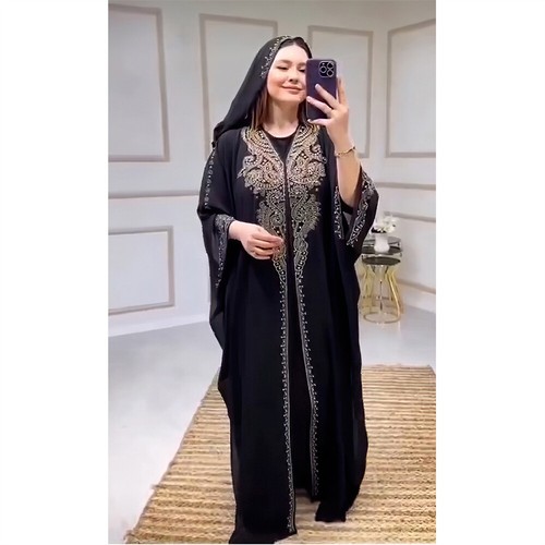African Women Dashiki Oversize Dresses Evening Gown Dubai Kaftan Moroccan Caftan - Picture 221 of 323
