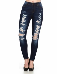 dark wash high waisted skinny jeans