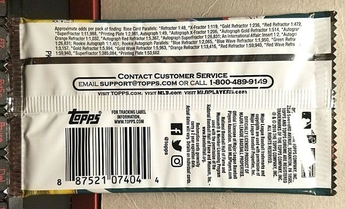 2018 TOPPS CHROME BASEBALL UPDATE SEALED PACK QUANTITY AVAILBLE ACUNA OHTANI RC? - Picture 2 of 2