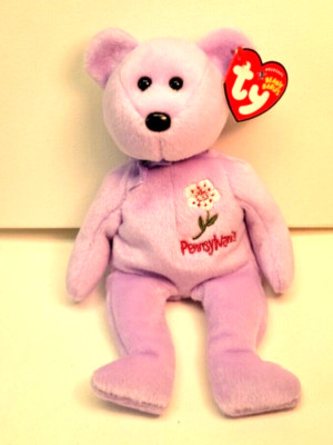 Ty Beanie Babies-New Pennsylvania Mountain Laurel-MWMT-Charming State Flower-8''
