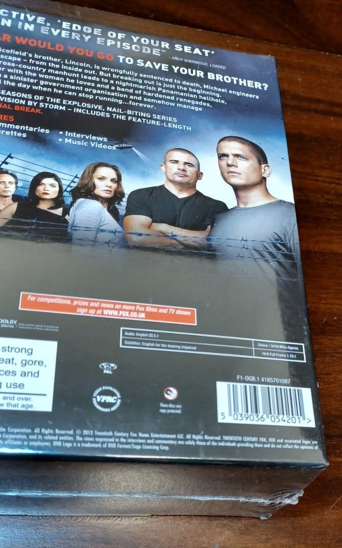 Prison Break Second Season 2 Complete - 6 X DVD Spanish English - 3t for  sale online