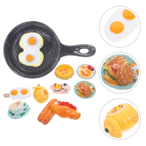 2 Count Food Simulation Toys Refrigerator Magnets Decorative Resin Ornaments - Zdjęcie 8 z 12