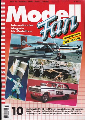 Modell-Fan 10/1999 - Ju-52 - RAH-66 - Porsche 911 - u.v.a.