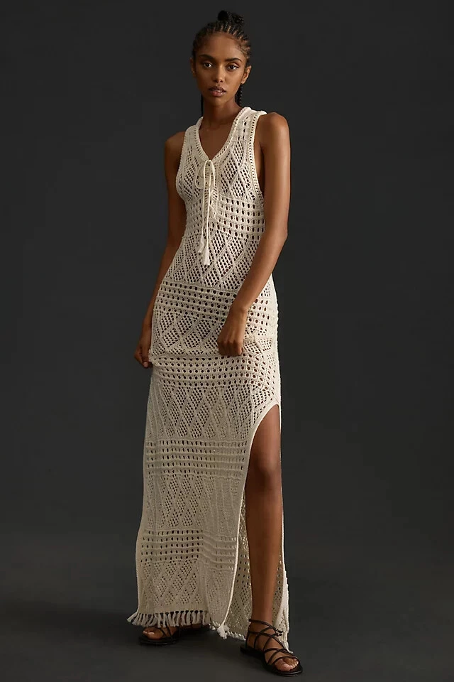 Anthropologie cream dress cheap