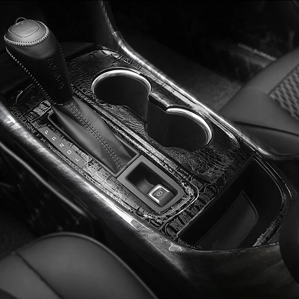 For Chevrolet Equinox 2017-2024 3D Carbon Fiber Pattern Interior DIY Trim Decals - Image 4 of 4