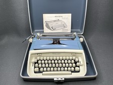 Vintage 1963 Royal Safari Blue Manual Portabl...