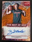 Topps Isiah Harwell Best of 2025 Autographs Auto 22/25 BA-IH Houston