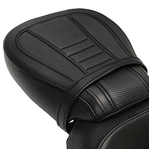 Smooth Motorcycle Driver Passenger Seat Leather Fit For Harley Road King 09- 21 - Picture 9 of 15