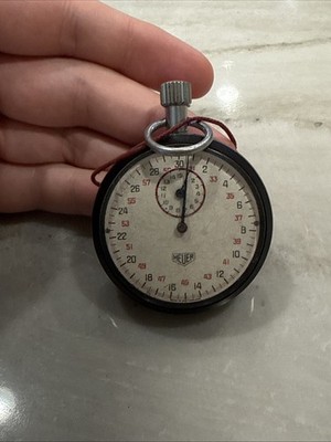 Tag Heuer Vintage Stop Watch In Excellent Condition Working Perfectly