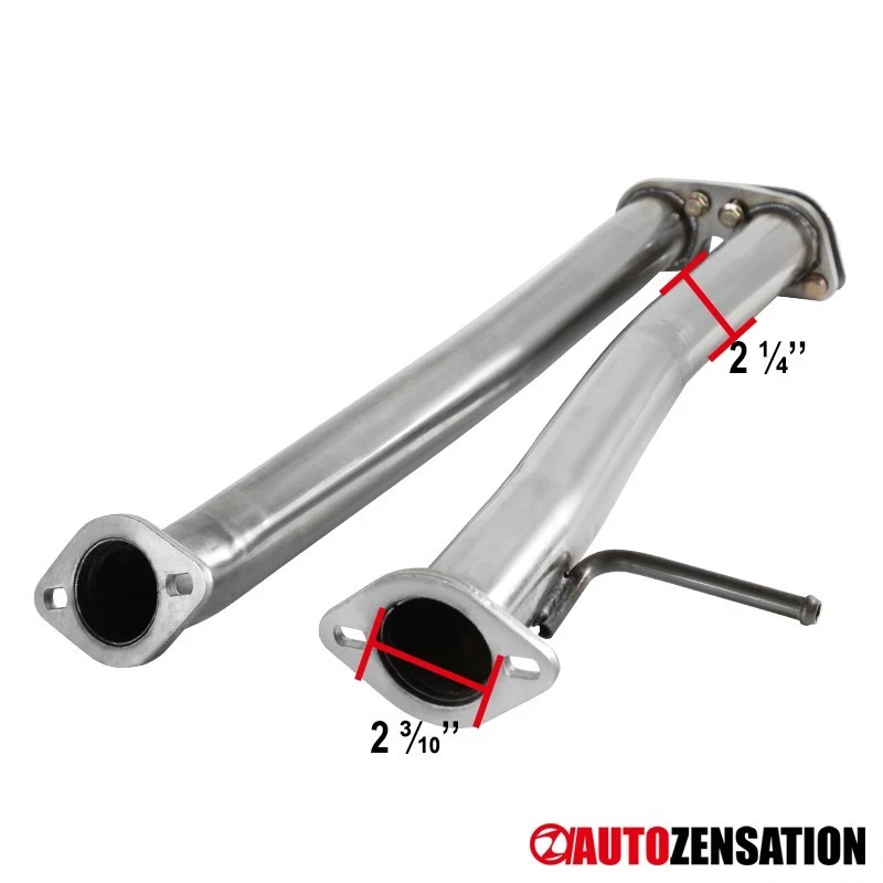 Fit 2003-2007 Infiniti G35 Coupe 2Dr Titanium Tip Catback Exhaust System Racing Foto 3 de 4