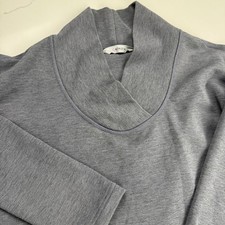 Athleta Wool Blend Softtech Shift Dress Women XXS Gray Zippered Pockets Stretch