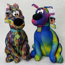 Toy Factory Scooby-Doo Gradient Plush 18" 2pc Lot Chibi Scooby NWT Tags