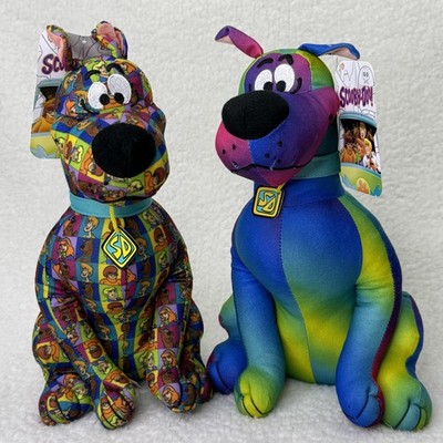 Toy Factory Scooby-Doo Gradient Plush 18'' 2pc Lot Chibi Scooby NWT Tags