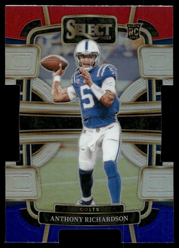 2023 Select #43 Anthony Richardson Red and Blue Prizms Die Cuts Colts Rookie