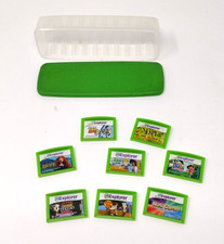 Leapster Explorer 8 Games LOT Leapfrog Leap Pad Learning Cartridges Case PIXAR