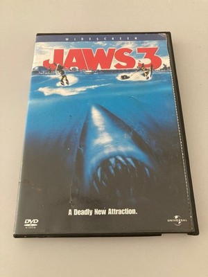 Jaws 3 - DVD - Dennis Quaid - Bess Armstrong - Universal - free shipping