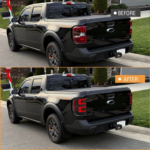 Pair LED Tail Light Brake Lamps For Ford Maverick 2022+ Sequential Turn Signal - Bild 3 von 21