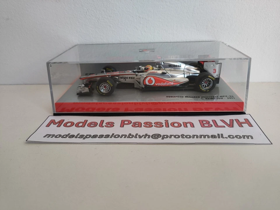 MCLAREN MP4-26 Lewis Hamilton Chinese GP 2011 1/43 Minichamps - Photo 1/4