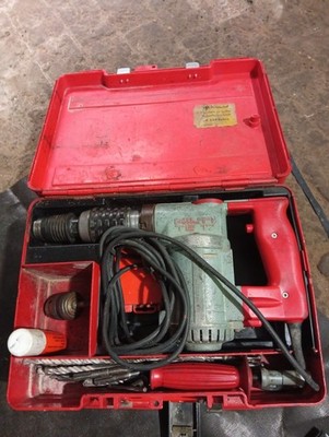 Hilti TE 17 Bohrhammer 220 V mit Koffer, Zusatzgriff, Bohrfutter, Bohrer