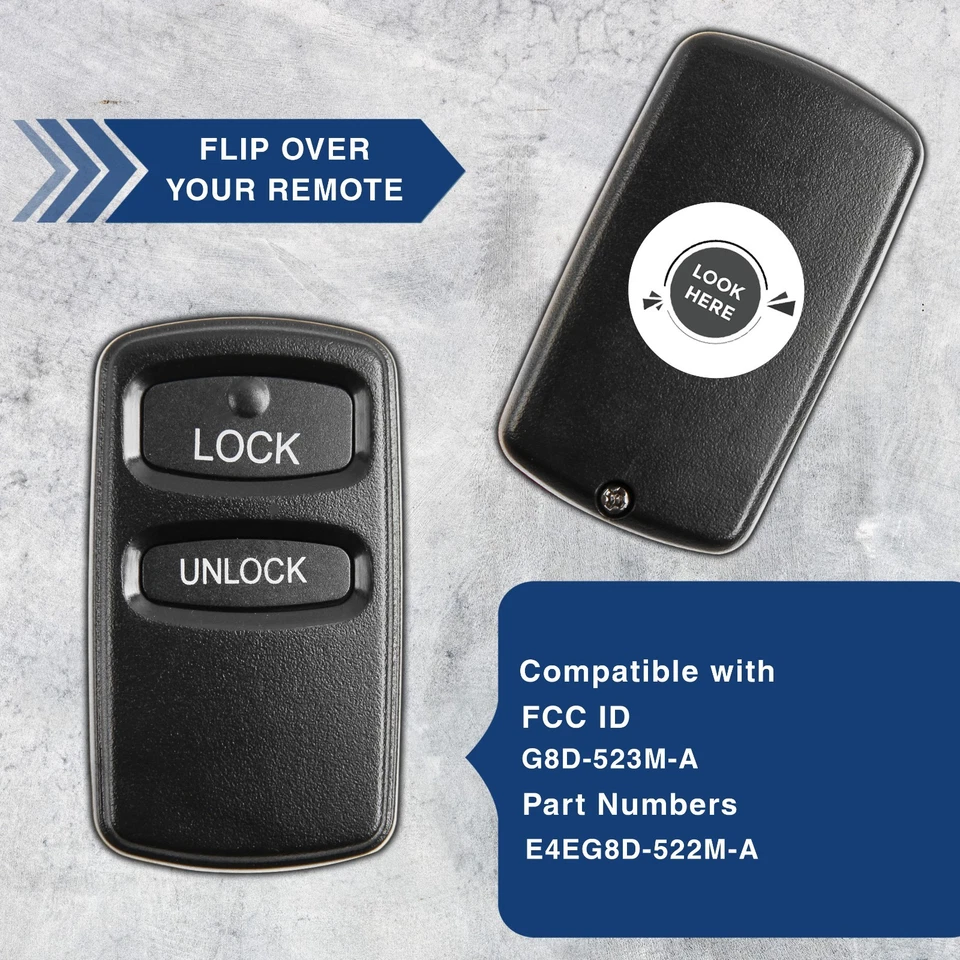 Key Fob Remote for 2000 2001 2002 2003 Mitsubishi Montero Sport OUCG8D-522M-A Foto 4 de 4