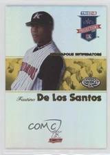 2008 TRISTAR PROjections Yellow Reflectives /25 Fautino De Los Santos Rookie RC