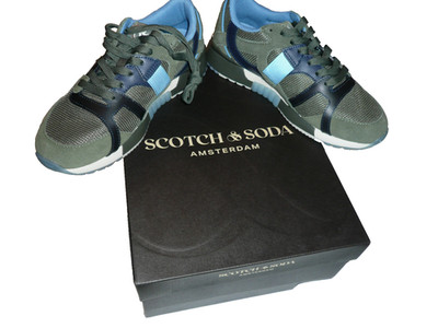 SCOTCH & SODA Sneaker Vivex mehrfarbig grün Gr. EU 40 UK 6,5 neu (UVP*   129,95)