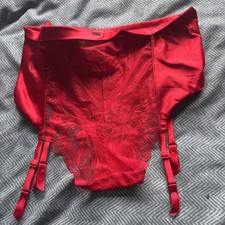 Calvin Klein Black Suspender Panties M RRP £48