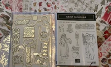 Stampin' Up Saint Nicholas Stamps Dies Christmas Santa Craft DSP Bonus Stickers