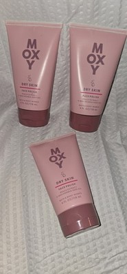 Lot Of 3 Moxy Bath & Body Face Polish Dry Skin Peach Extract & Macadamia Seed 