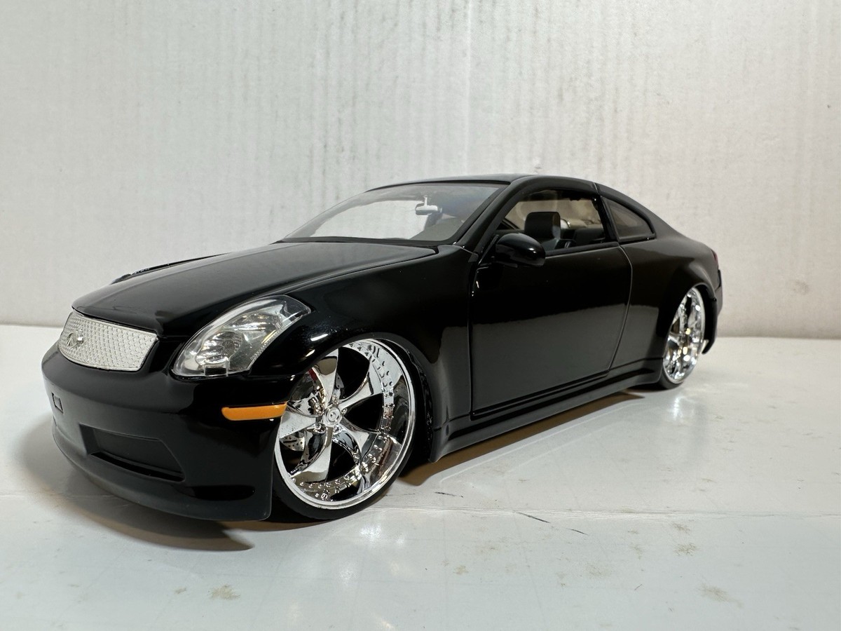 JADA DUB CITY INFINITI G35 BLACK 1:24 DIECAST MODEL CAR NEW