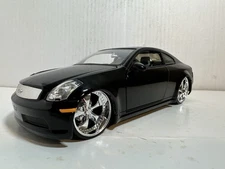 JADA DUB CITY INFINITI G35 BLACK 1:24 DIECAST MODEL CAR NEW NO BOX