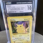 Pokemon Pikachu 008/034 Trading Card Game Classic CGC 10 Holo