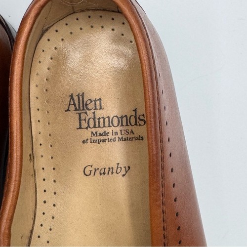 Mocasines sin cordones Allen Edmonds Granby de cuero tostado - Imagen 4 de 11