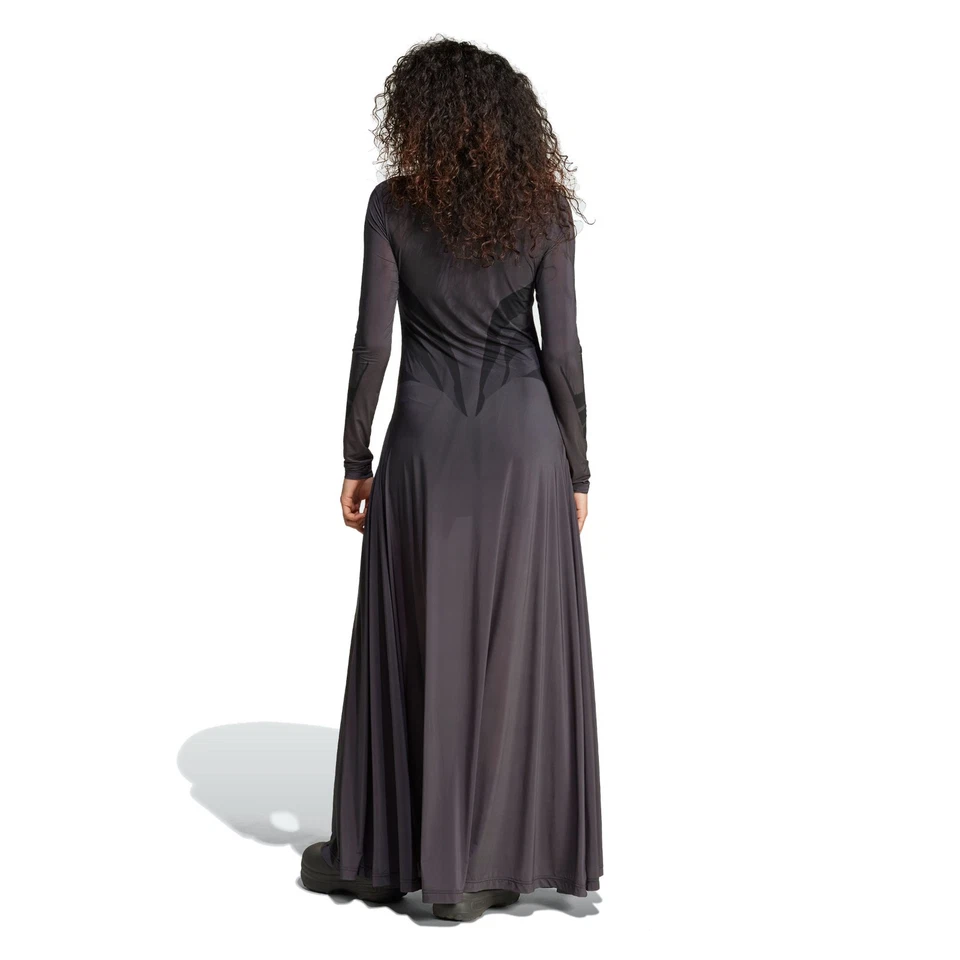 adidas Atlanta Maxi Dress RRP £300 Sublimation Print S M L XL Womens Originals - Image 2 of 4