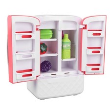 Image of Kids Kitchen Refrigerator Playable Kids Pretend Play Refrigerator For Children