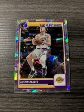 2023-24 NBA Hoops Premium Stock #120 Austin Reaves Ice Prizm Los Angeles Lakers