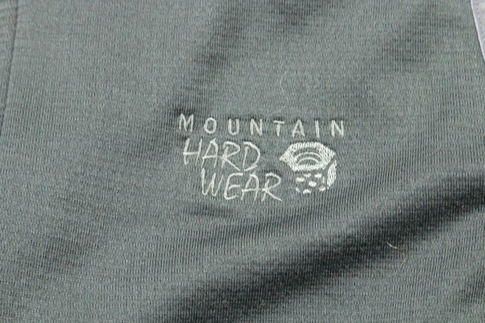 Chaleco Mountain Hard Wear Para Hombre Mediano Negro Vellón Cremallera Completa Sin Mangas Exterior Foto 3 de 4