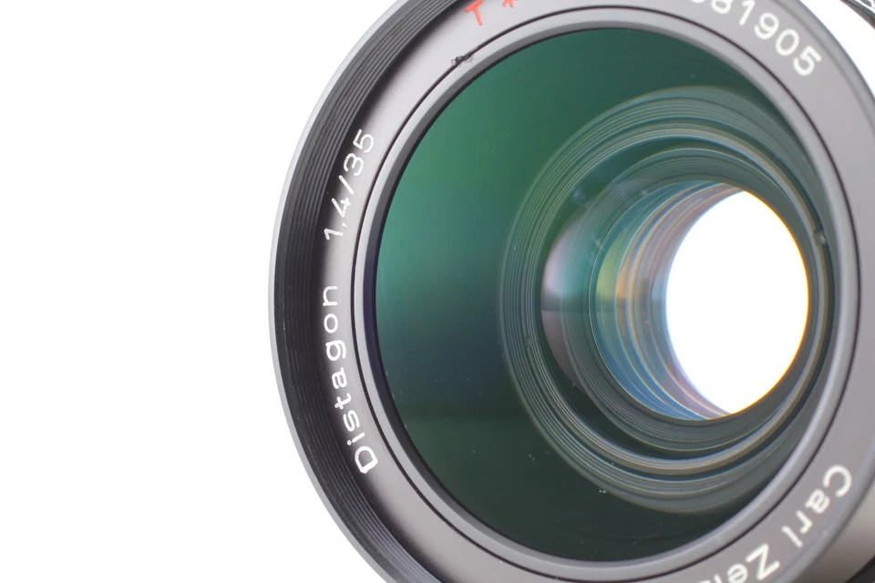 [Exc+5] Lente Contax Carl Zeiss Distagon 35mm f1.4 AEG Montaje C/Y de JAPÓN - Imagen 3 de 4