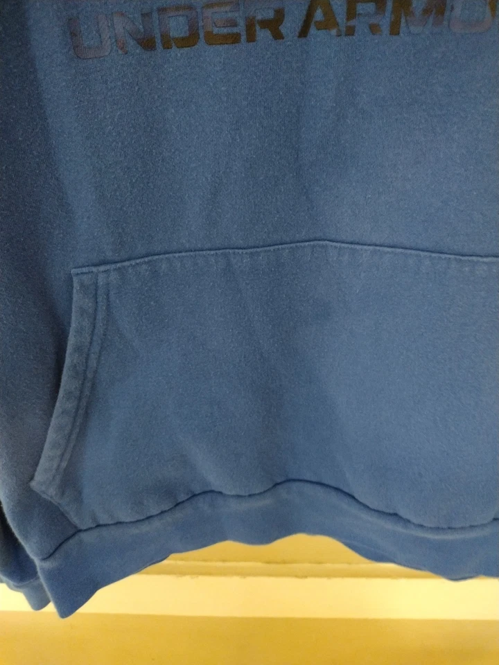 Under Armour Blue Camo Logo Youth Large Hoodie - Image 3 of 4