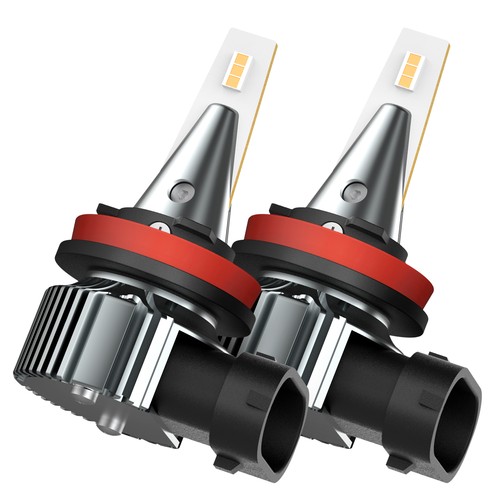 AUXITO H11 H8 LED luz antiniebla bombilla de haz alto bajo DRL amarillo dorado 20000LM 3000K - Imagen 10 de 13