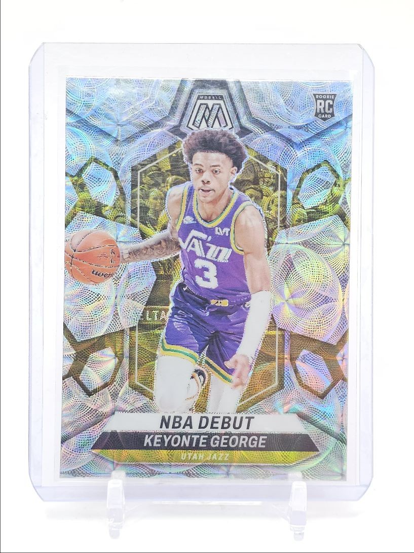 KEYONTE GEORGE 2023-24 MOSAIC NBA DEBUT ROOKIE INTERNATIONAL PRIZM RC Q5976